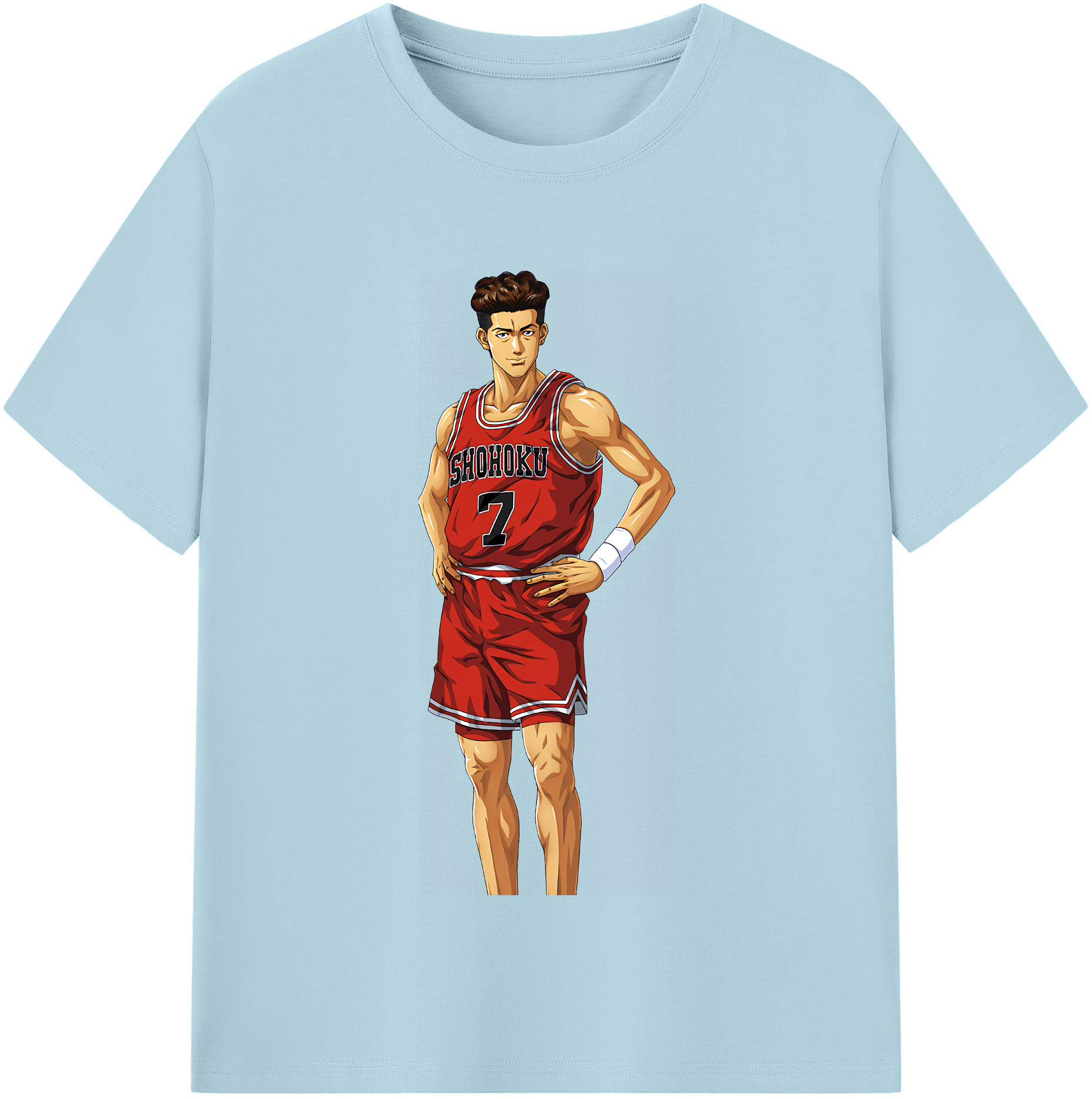 （画像用） SLAM DUNK／スラムダンク 綿100％半袖Tシャツ（フロントプリント）